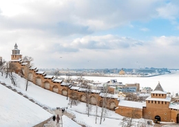 Fall in Love with Nizhny Novgorod double-decker bus excursion