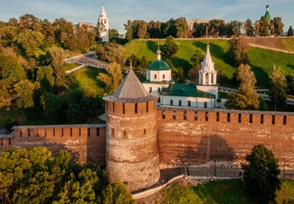 Fall in Love with Nizhny Novgorod double-decker bus excursion