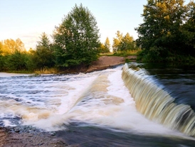 Водопад на реке Кудьма