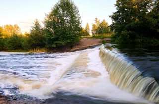 Водопад на реке Кудьма