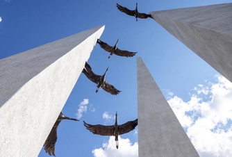 Visit the Three Bayonets memorial