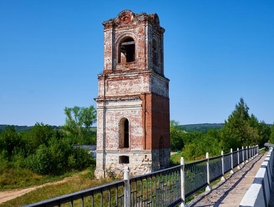 The bell tower of the Church of the Life-Giving Trinity