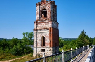 The bell tower of the Church of the Life-Giving Trinity