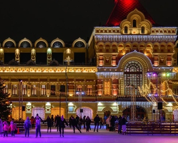 Каток на Нижегородской ярмарке