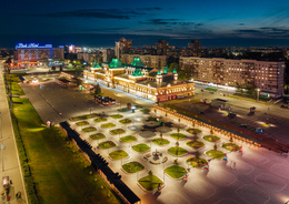 The charm of Nizhny Novgorod by evening